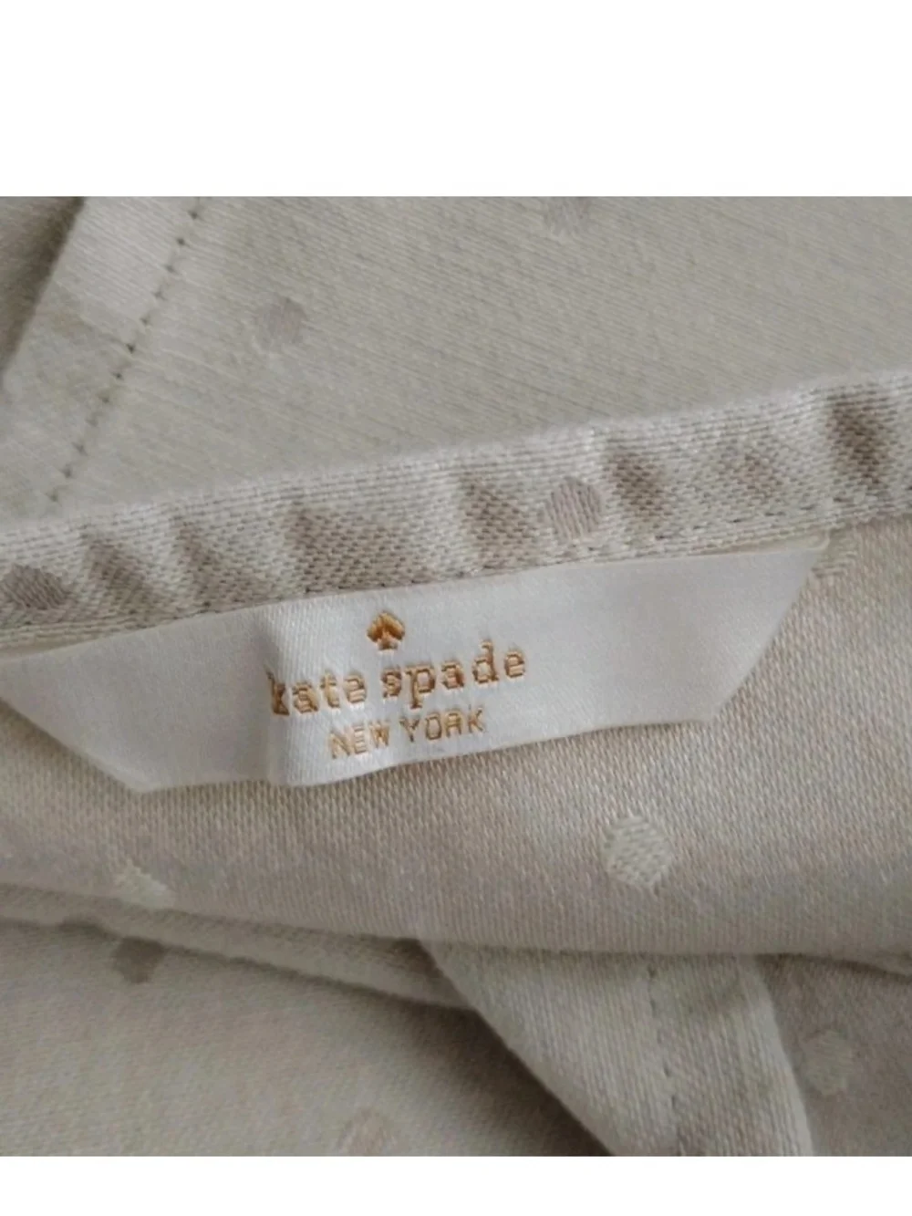 Kate Spade Larabee Dot Tablecloth & 8 Napkins 60